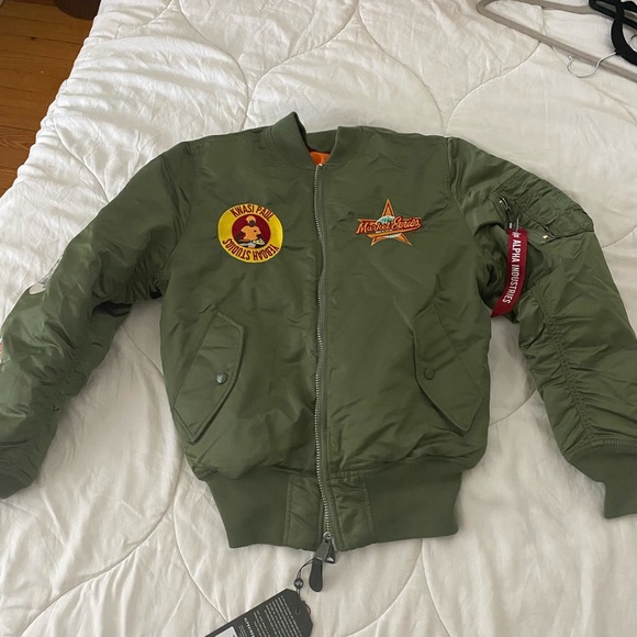 Kwasi Paul Market Series Bomber Jacket NWT - Picture 2 of 3